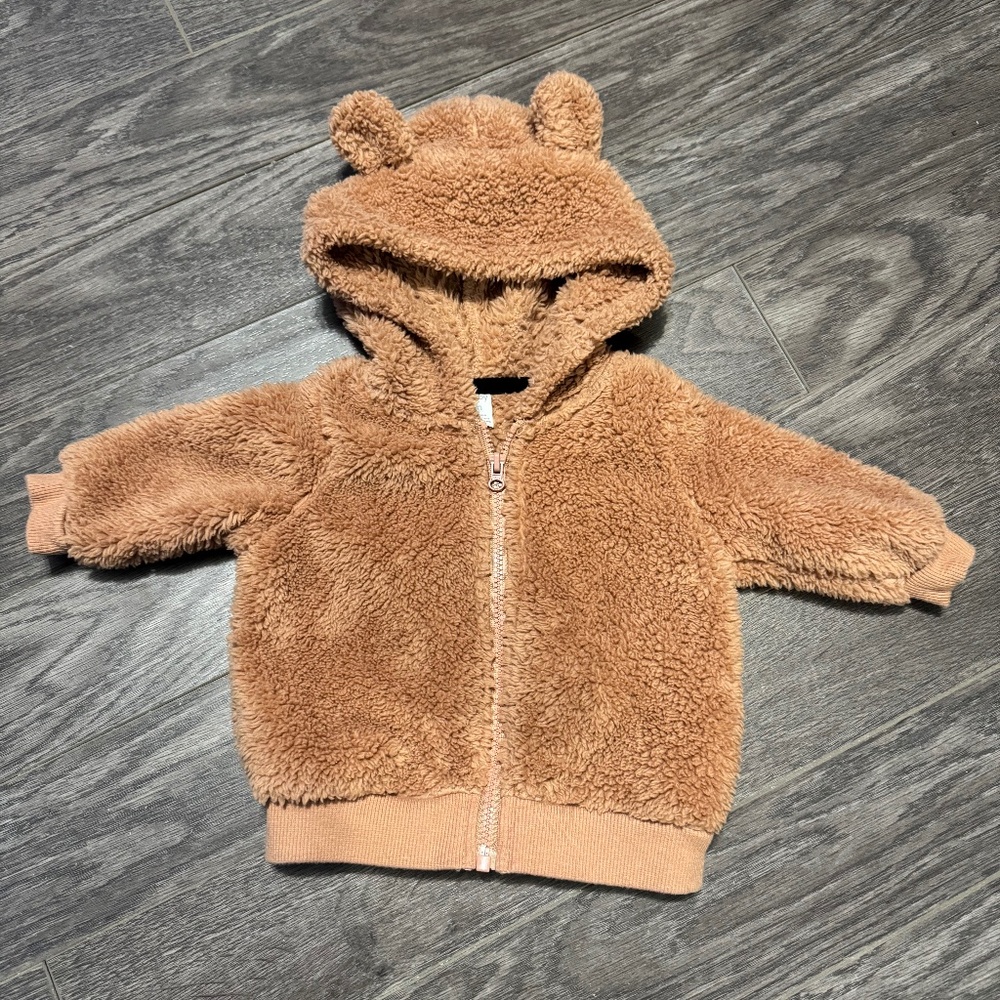 Fuzzy Baby Sweater
